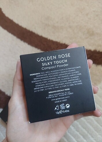  Beden Golden rose pudra