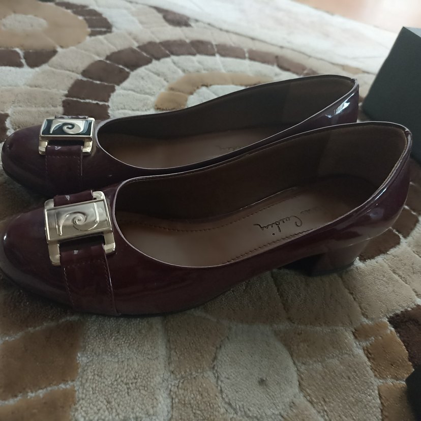 Bordo Rugan Kadın Klasik Topuklu Ayakkabı - Görsel 2