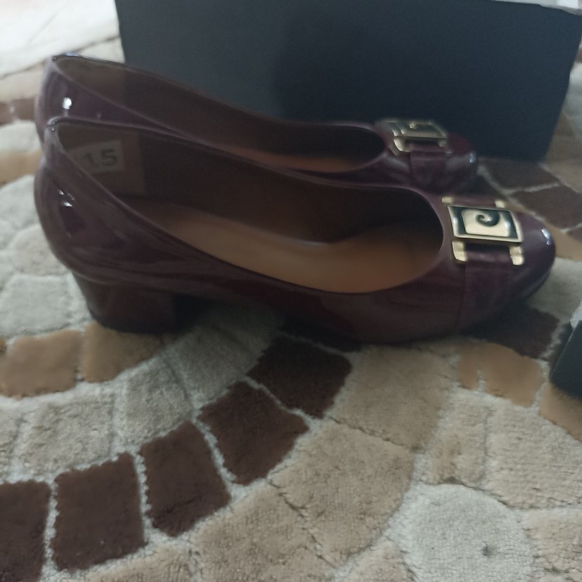 Bordo Rugan Kadın Klasik Topuklu Ayakkabı - Görsel 5