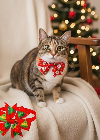 Renkli Kedi ve Köpek Papyonları - Görsel 2