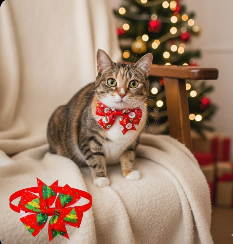 Renkli Kedi ve Köpek Papyonları - Görsel 2