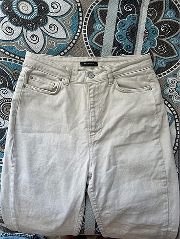 40 Beden camel Renk Krem jean