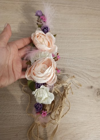 Çiçekli Saç Aksesuarı - Görsel 3