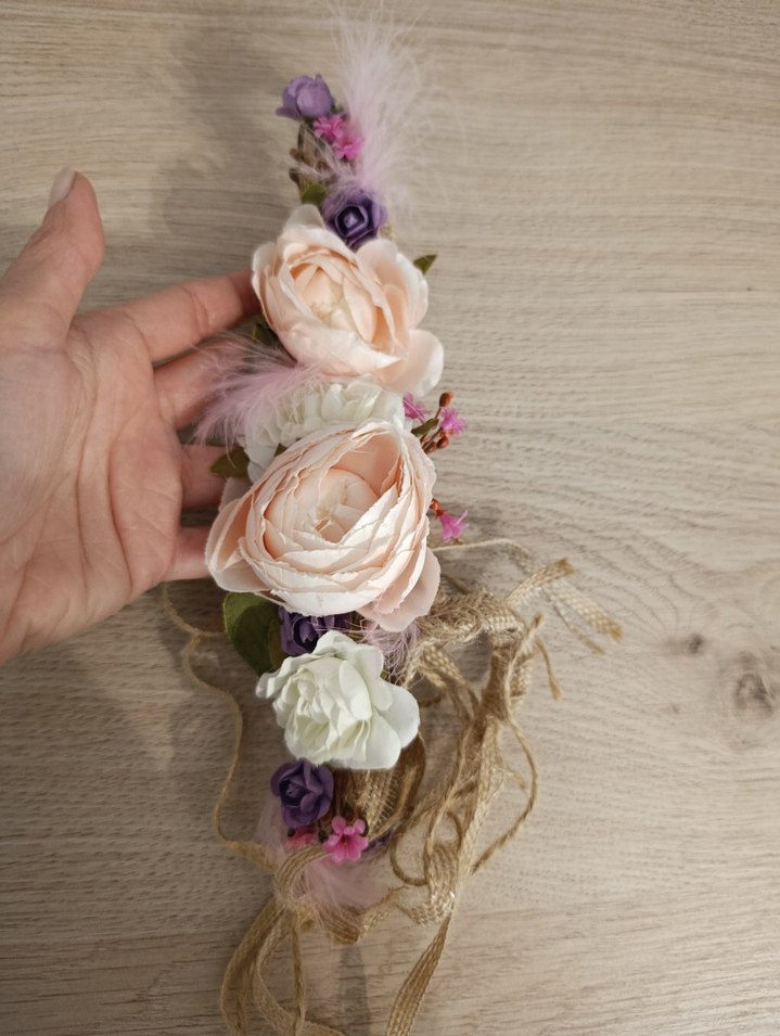 Çiçekli Saç Aksesuarı - Görsel 3