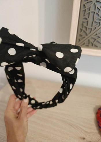 Renkli ve Puantiyeli Elastik Saç Bantları - Görsel 2