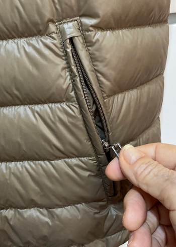 Bej Fermuarlı unisex Yelek - Görsel 4