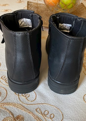 Tokalı Siyah erkek Botu Blok Topuklu - Görsel 4