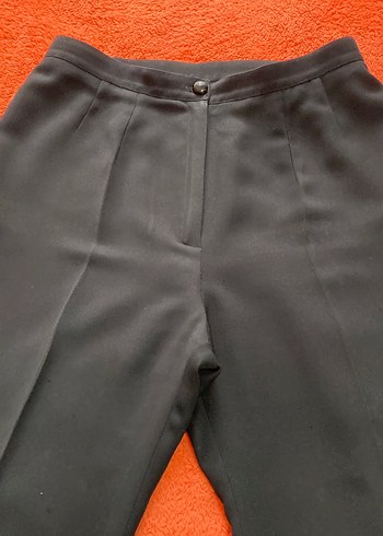 Siyah Kadın Uzun Kollu Düğmeli  blazer ceket pantolon takım - Görsel 6