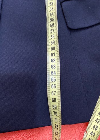 Siyah Kadın Uzun Kollu Düğmeli  blazer ceket pantolon takım - Görsel 10