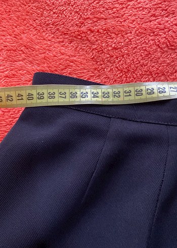 Siyah Kadın Uzun Kollu Düğmeli  blazer ceket pantolon takım - Görsel 7