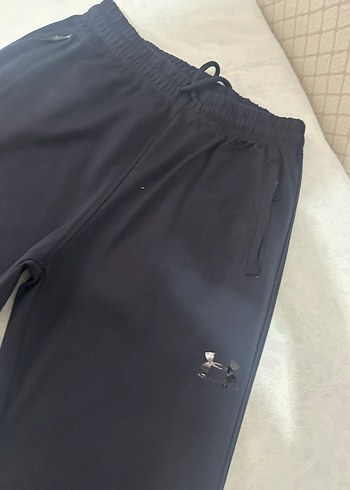 Siyah Fermuarlı Erkek Eşofman Altı - Görsel 4