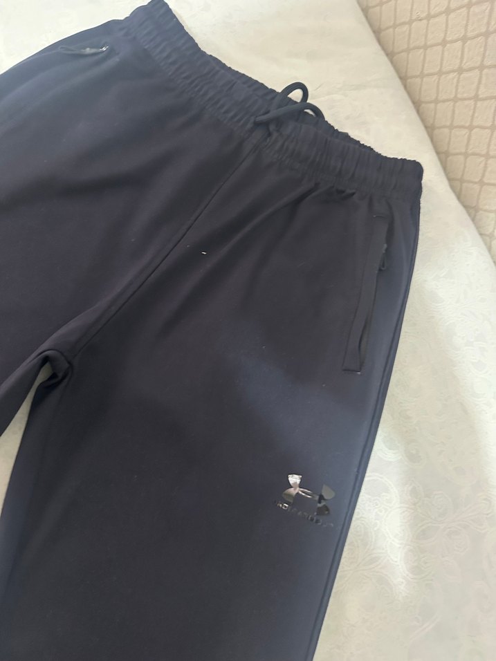 Siyah Fermuarlı Erkek Eşofman Altı - Görsel 4