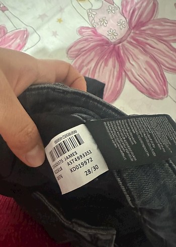 Gri Bağcıklı Regular Fit Erkek Denim Pantolon - Görsel 4