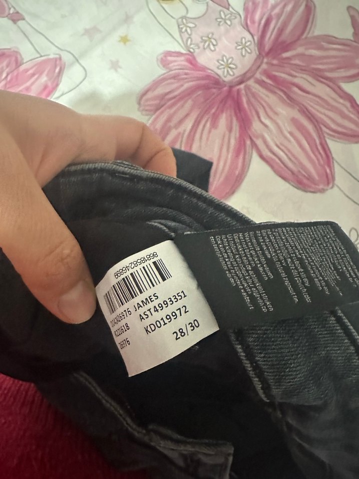 Gri Bağcıklı Regular Fit Erkek Denim Pantolon - Görsel 4