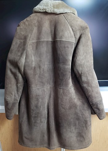 l Beden camel Renk Nubuk Shearling Napa Hakiki Deri Kaban