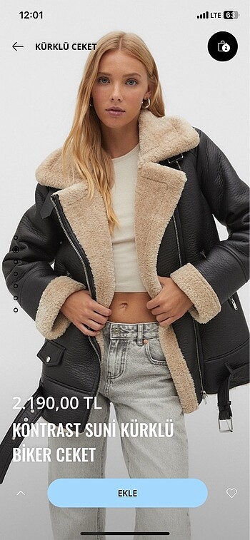m Beden Stradivarius ceket