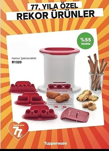 Tupperware kurabiye köfte kalıbı