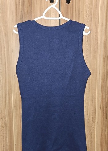 Boncuk İşlemeli Lacivert Triko Kadın Yelek - Görsel 3