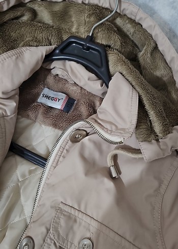 Kadın Bej Kürk Detaylı Kışlık Mont - Görsel 2