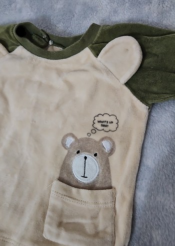 Kahverengi Uzun Kollu Bebek Takımı 1,3 ay - Görsel 2