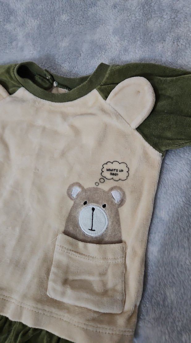 Kahverengi Uzun Kollu Bebek Takımı 1,3 ay - Görsel 2