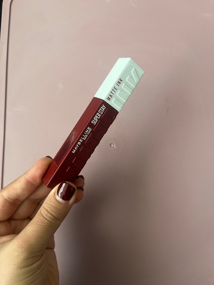 Koyu Kırmızı Mat Likit Ruj - Görsel 4