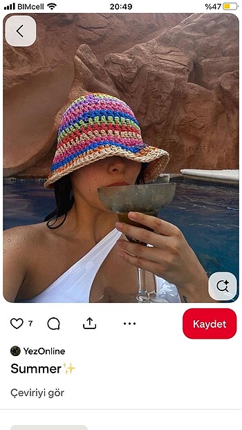 Mango Bucket şapka