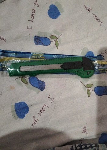 Renkli Yeşil Plastik Maket Bıçağı