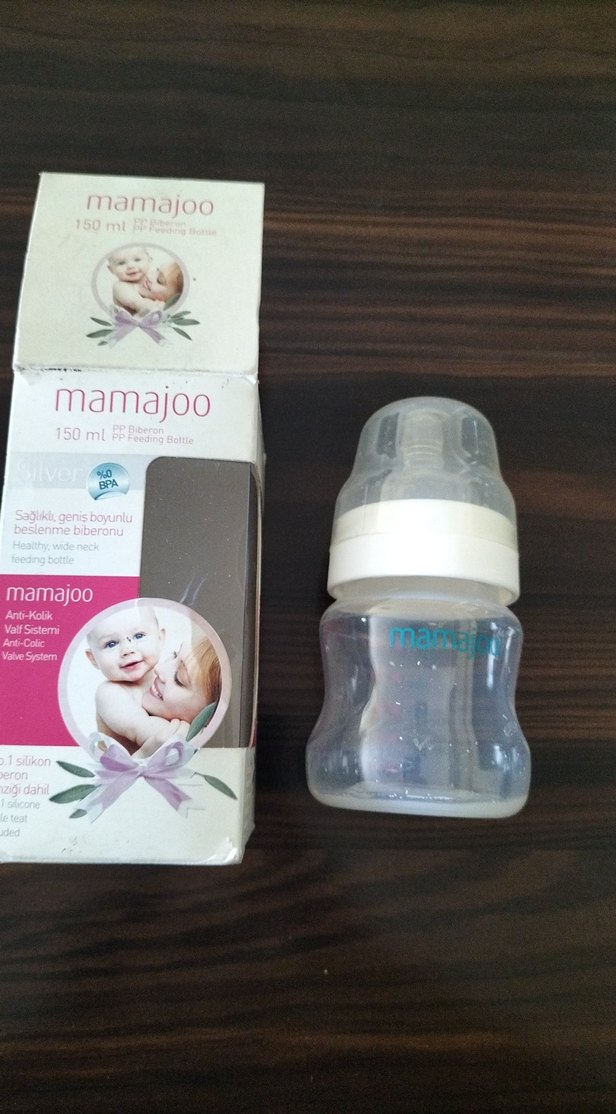 Mamajoo Geniş Boyunlu Bebek Beslenme Biberonu 150 ml - Görsel 4