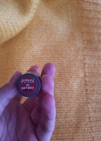  Beden turuncu Renk Pretty by flormar matte lipstick soft brick 30