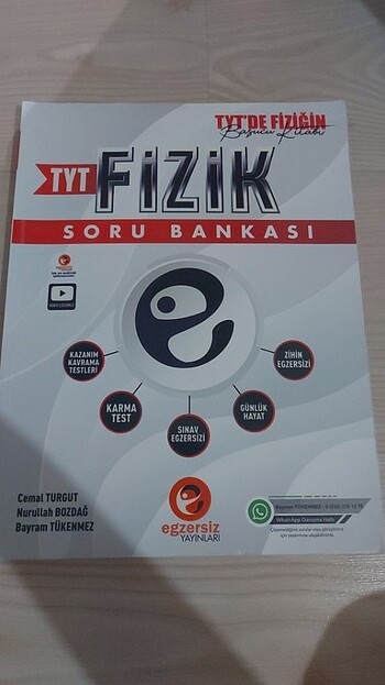 Egzersiz Yayınları Tyt Fizik