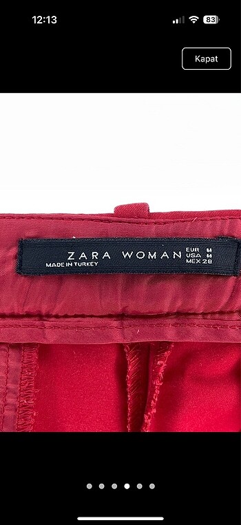 Zara Pantalon