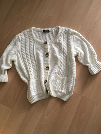 m Beden beyaz Renk Topshop beyaz hırka