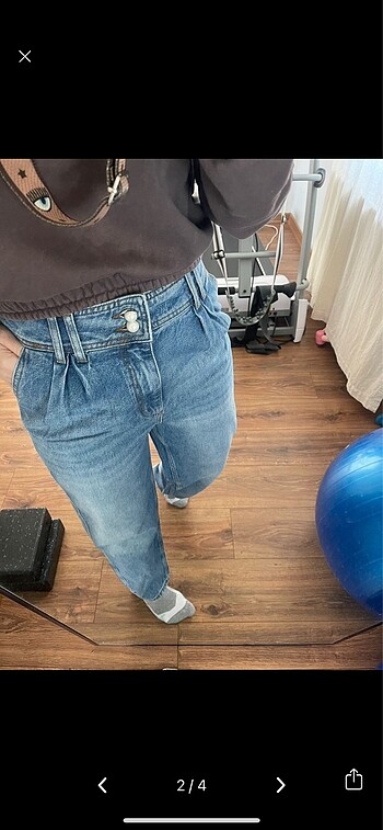 l Beden mavi Renk Jeans