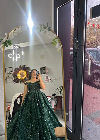 Yeşil gelinlik - Görsel 2