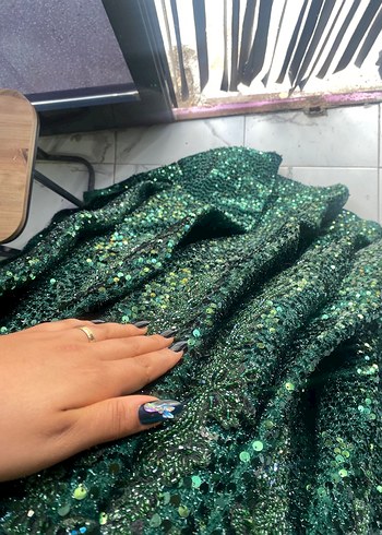 Yeşil gelinlik - Görsel 5