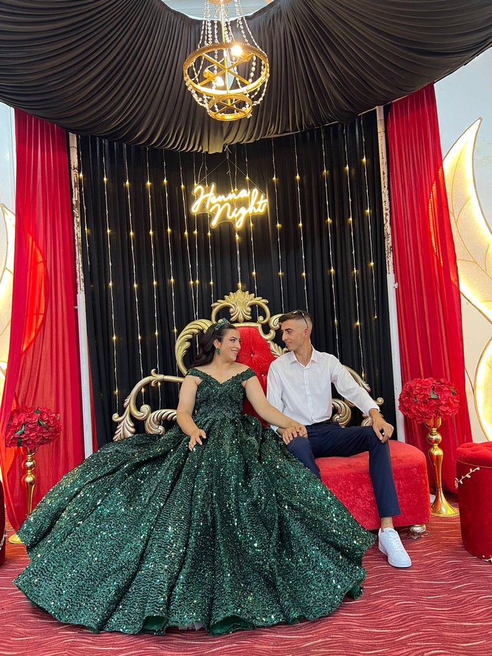 Yeşil gelinlik - Görsel 3