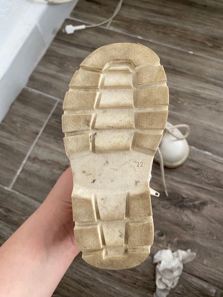 Kız Çocuk Beyaz Minnie Baskılı Bot - Görsel 5