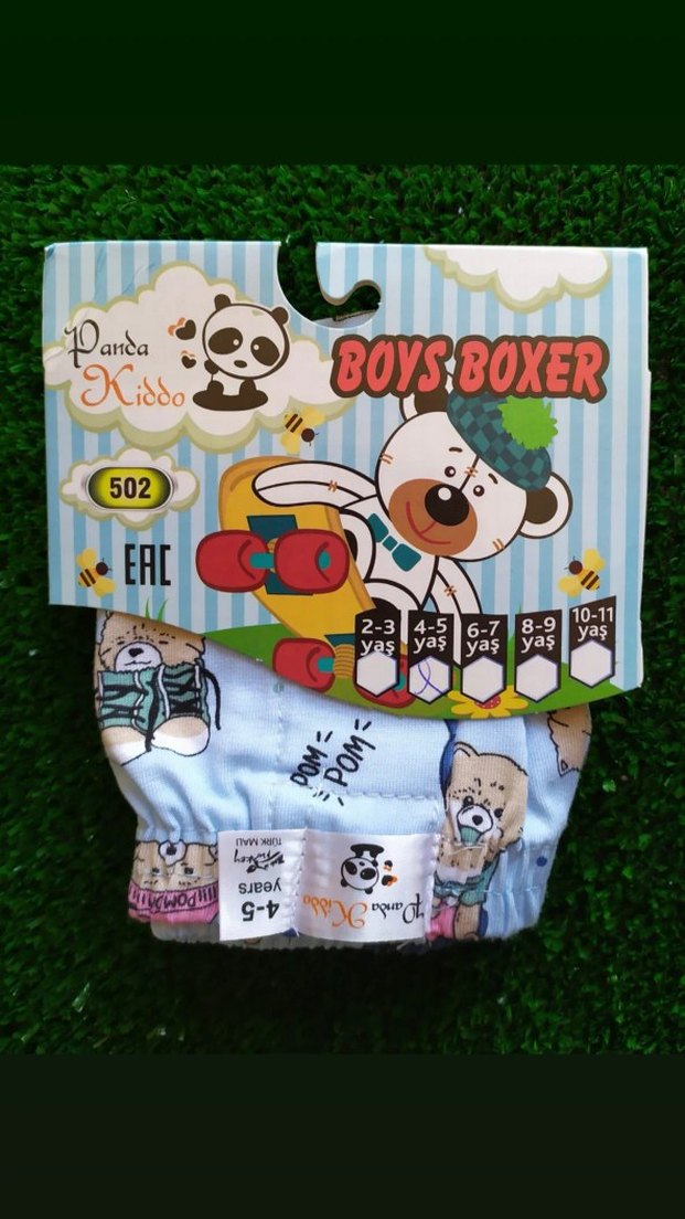 Erkek Çocuk Baskılı Boxer - Görsel 3