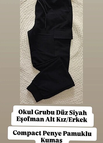 Okul grubu eşofman alt çeşitleri