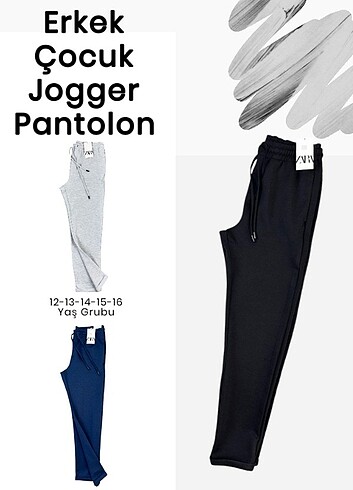 Erkek çocuk jogger pantolon