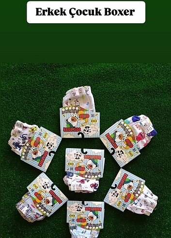 8 Yaş Beden Erkek çocuk boxer çeşitleri
