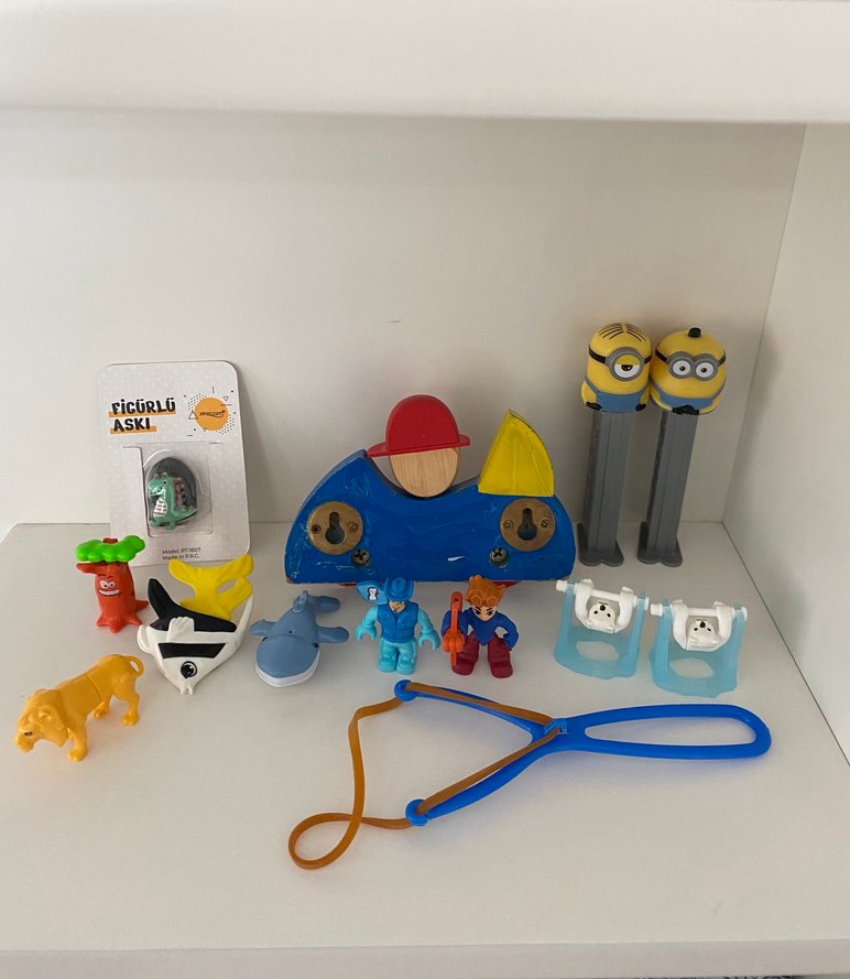 Renkli Çocuk Oyuncak Seti, çoçuk askı - Görsel 2