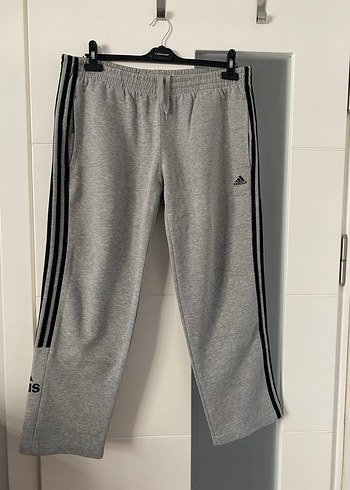 Erkek Çizgili Gri ve Siyah Eşofman Altı - Görsel 4