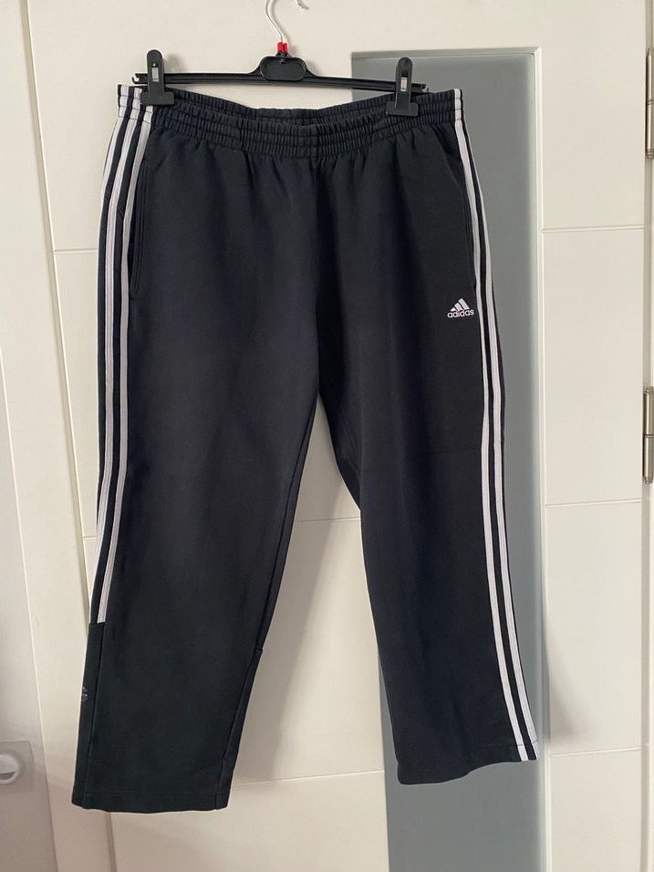 Erkek Çizgili Gri ve Siyah Eşofman Altı - Görsel 5