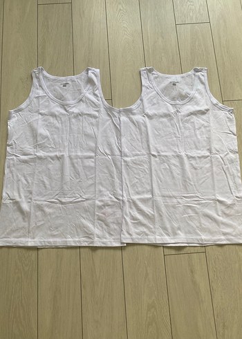 Beyaz Çocuk Atlet 2'li Set - Görsel 2