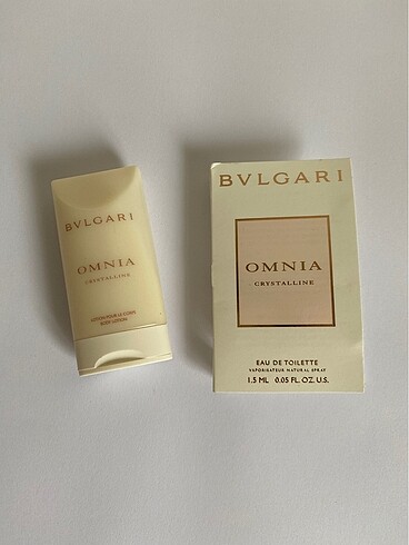 Bvlgari losyon sample parfüm