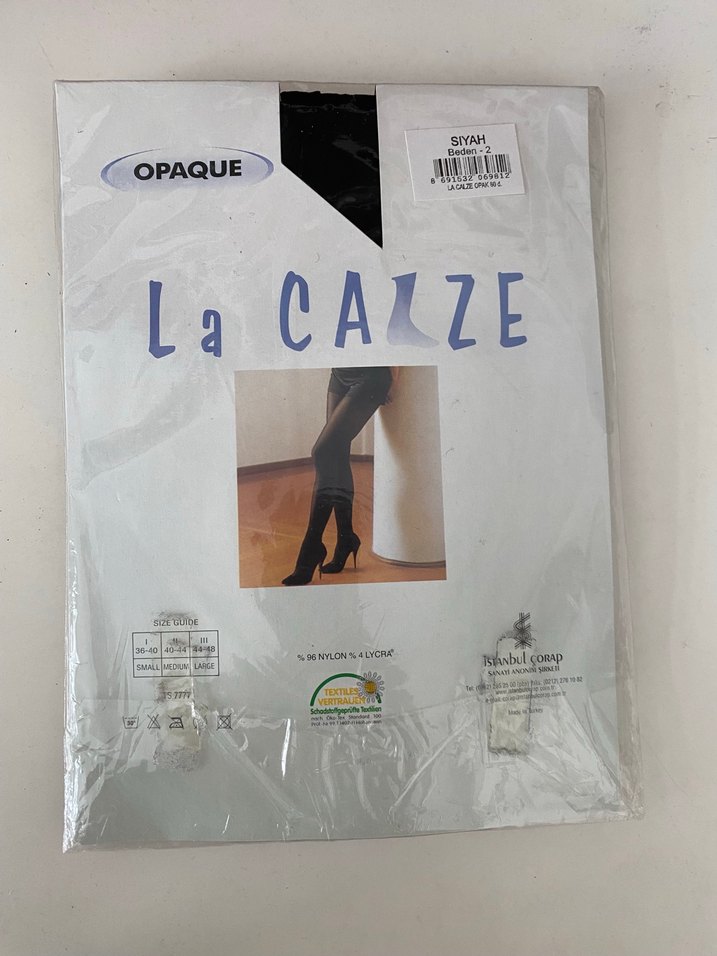 Kadın Siyah 60 Denye Opak Külotlu Çorap - Görsel 2