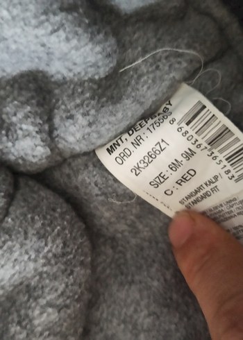 Kapüşonlu Kırmızı Erkek Çocuk Mont - Görsel 9