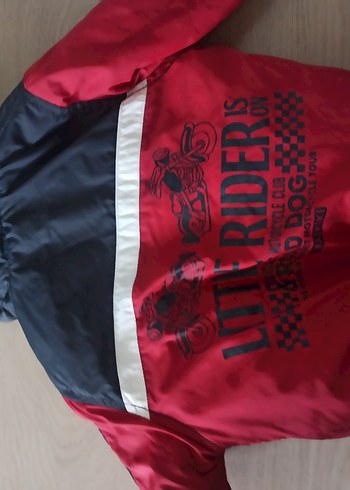 Kapüşonlu Kırmızı Erkek Çocuk Mont - Görsel 3